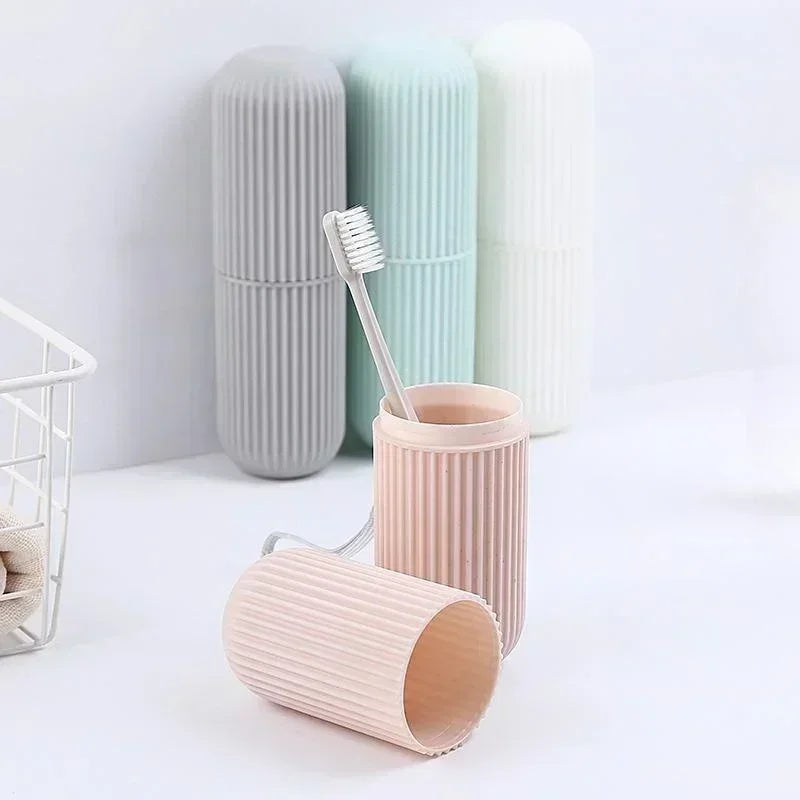 Portable Toothbrush and Toothpaste Holder Organizer for Travel