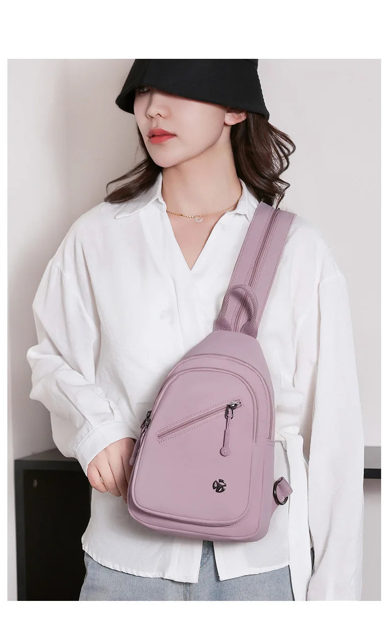 Stylish Urban Minimalist Chest Bag for Women | Multi-Functional Satchel