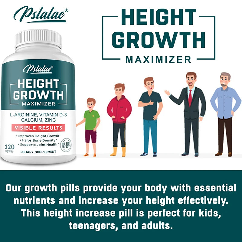 Natural Height Growth Maximizer | Peak Height Supplement for All Ages