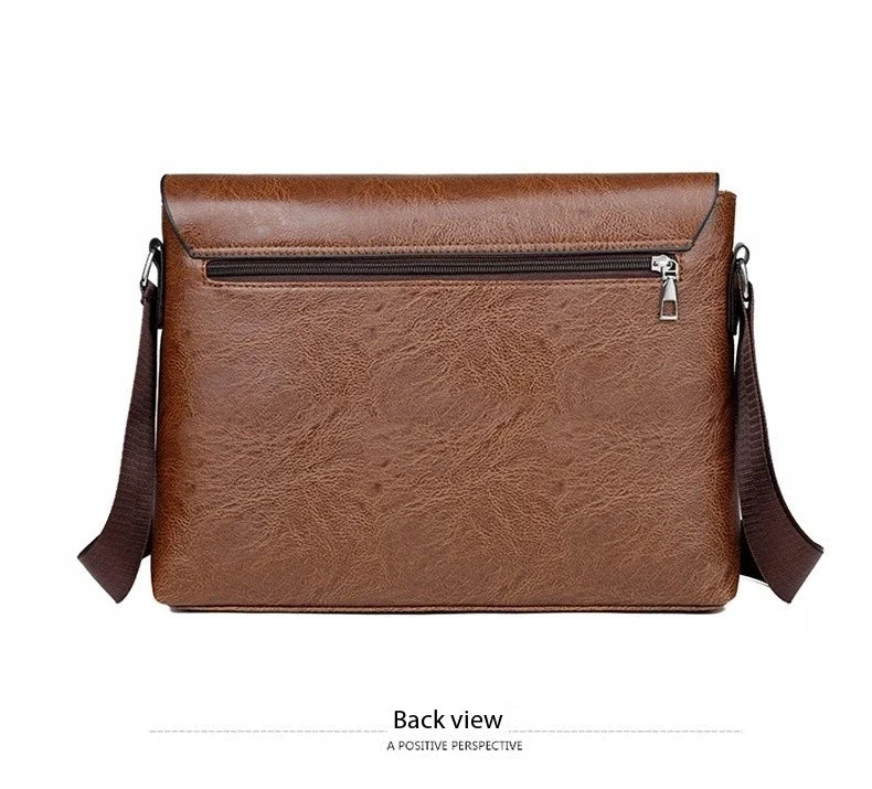 Stylish PU Leather Business Shoulder Bag | Ideal for Professionals