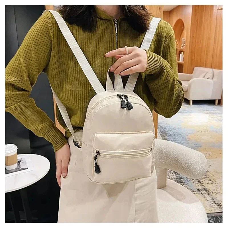 Stylish Women's Nylon Backpack | Versatile Casual Handbag