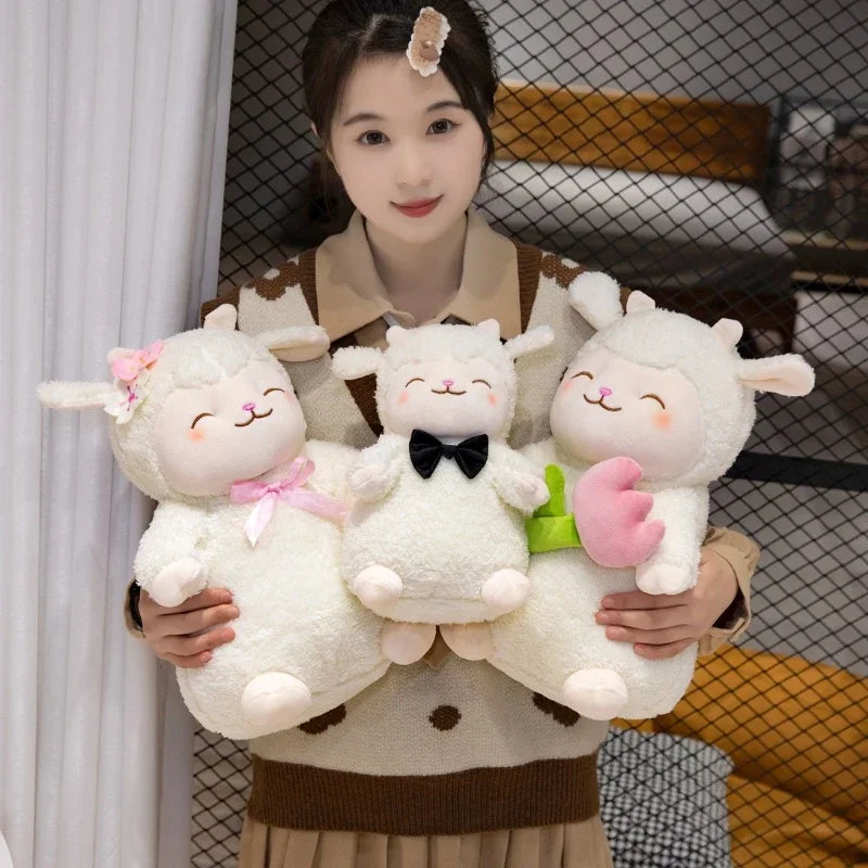 Cute Soft Sheep Plush Doll | Adorable Hugging Gift for Kids