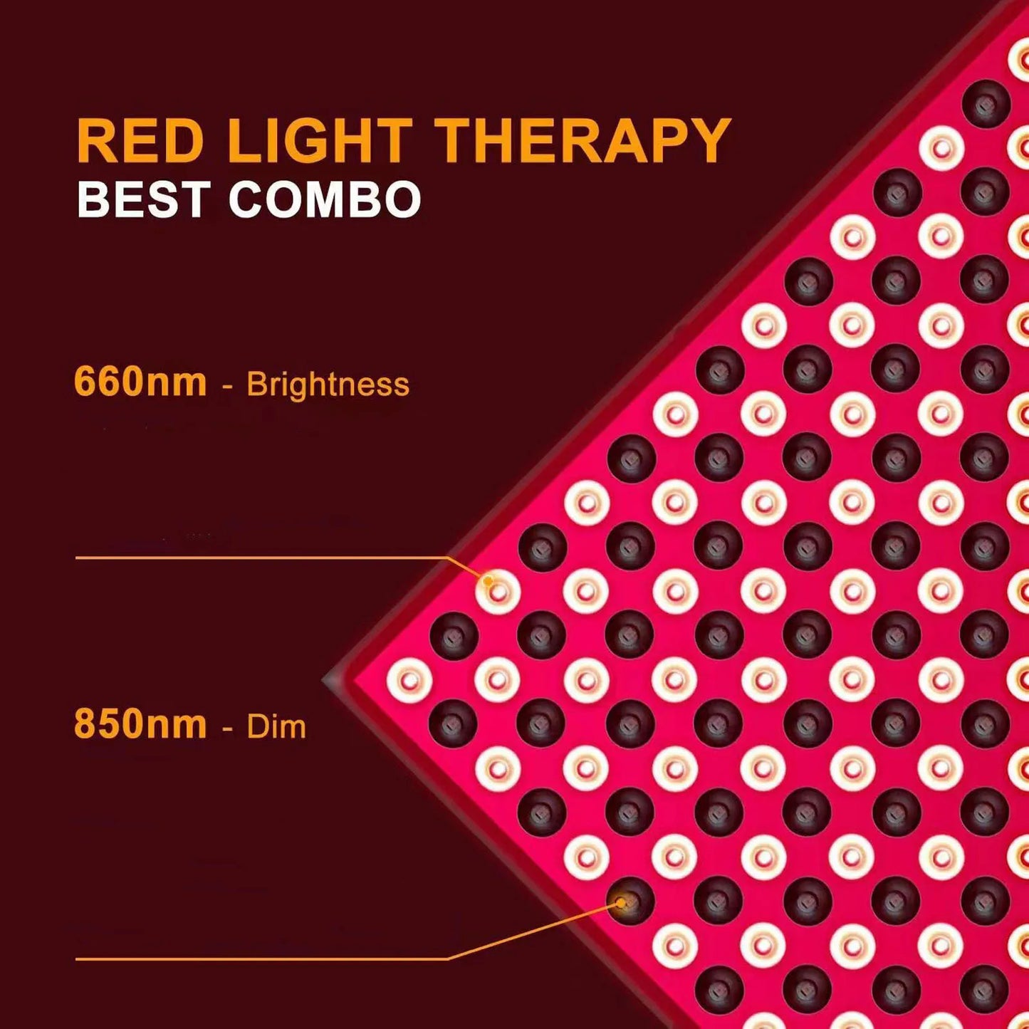 Red & Near Infrared LED Beauty Panel | Home Physiotherapy Lamp