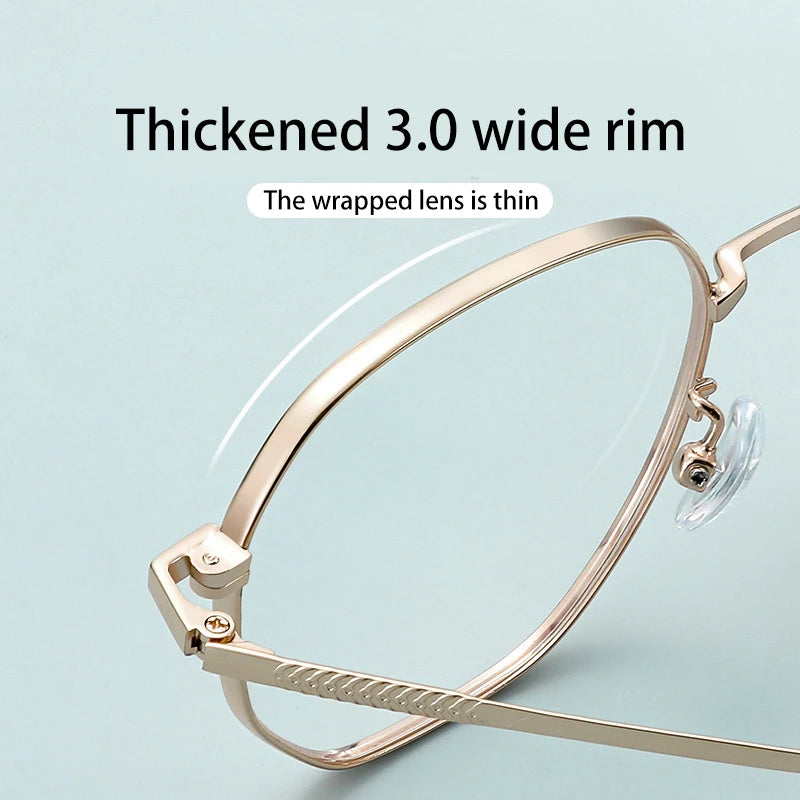 Retro Anti-Blue Light Eyeglasses for Women | Stylish and Customizable