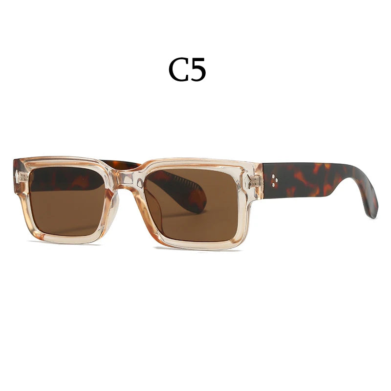 Stylish Rivet Sunglasses | Retro UV400 Eyewear for Everyone