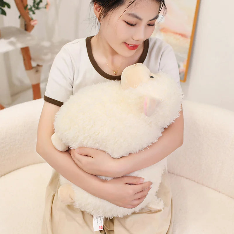 Soft Cotton Candy Plush Sheep Toys | Adorable Stuffed Alpaca Dolls