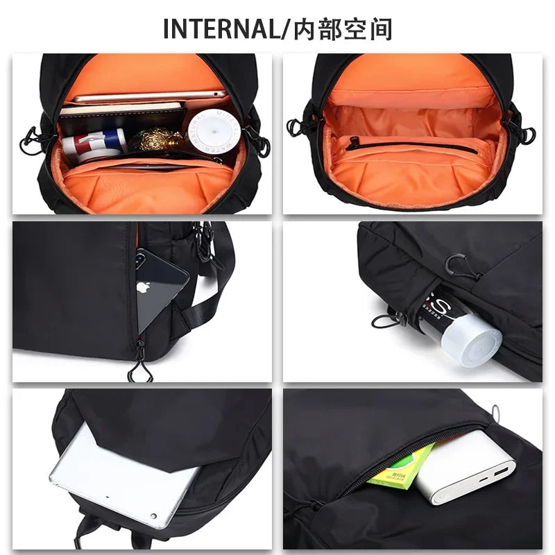 Stylish Small Men's Backpack for School & Outdoor Adventures
