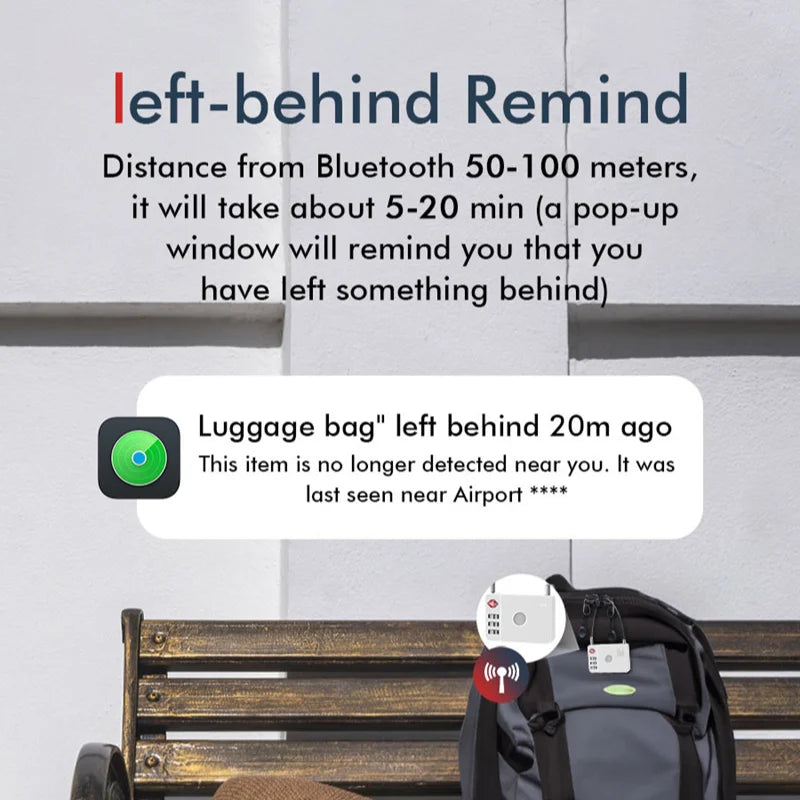 Intelligent Luggage Lock with GPS Tracker | Smart Anti-Lost Padlock
