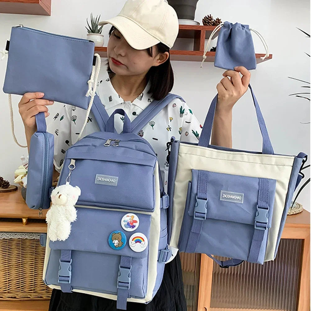 High Capacity Waterproof Backpack for Girls | Trendy School Bags