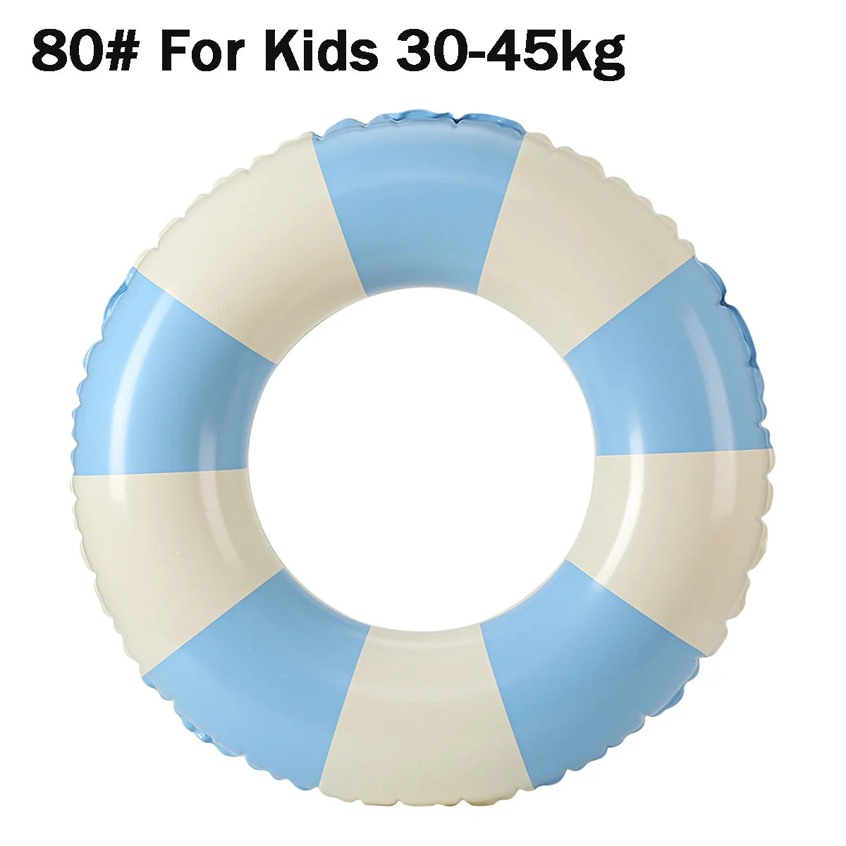 Inflatable Vintage Striped Pool Float | Stylish Swim Tube for All