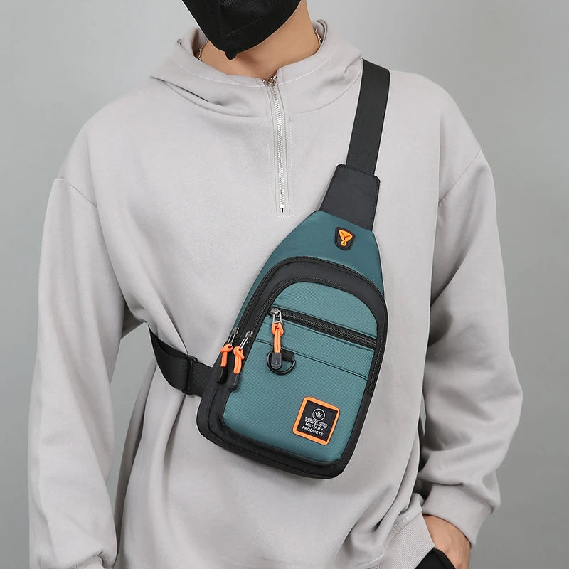 Men's Casual Sling Bag | Versatile Outdoor Chest Crossbody Pouch