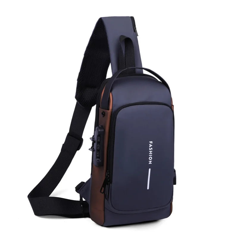 Men's Anti-Theft Chest Bag | Durable & Stylish for Adventures