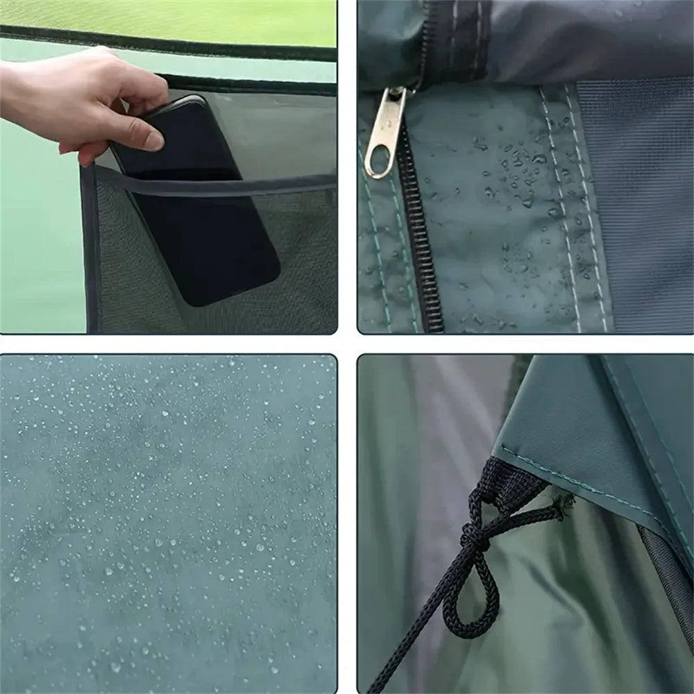 Spacious Waterproof Pop-Up Tent for 5-8 People | Quick Open Design
