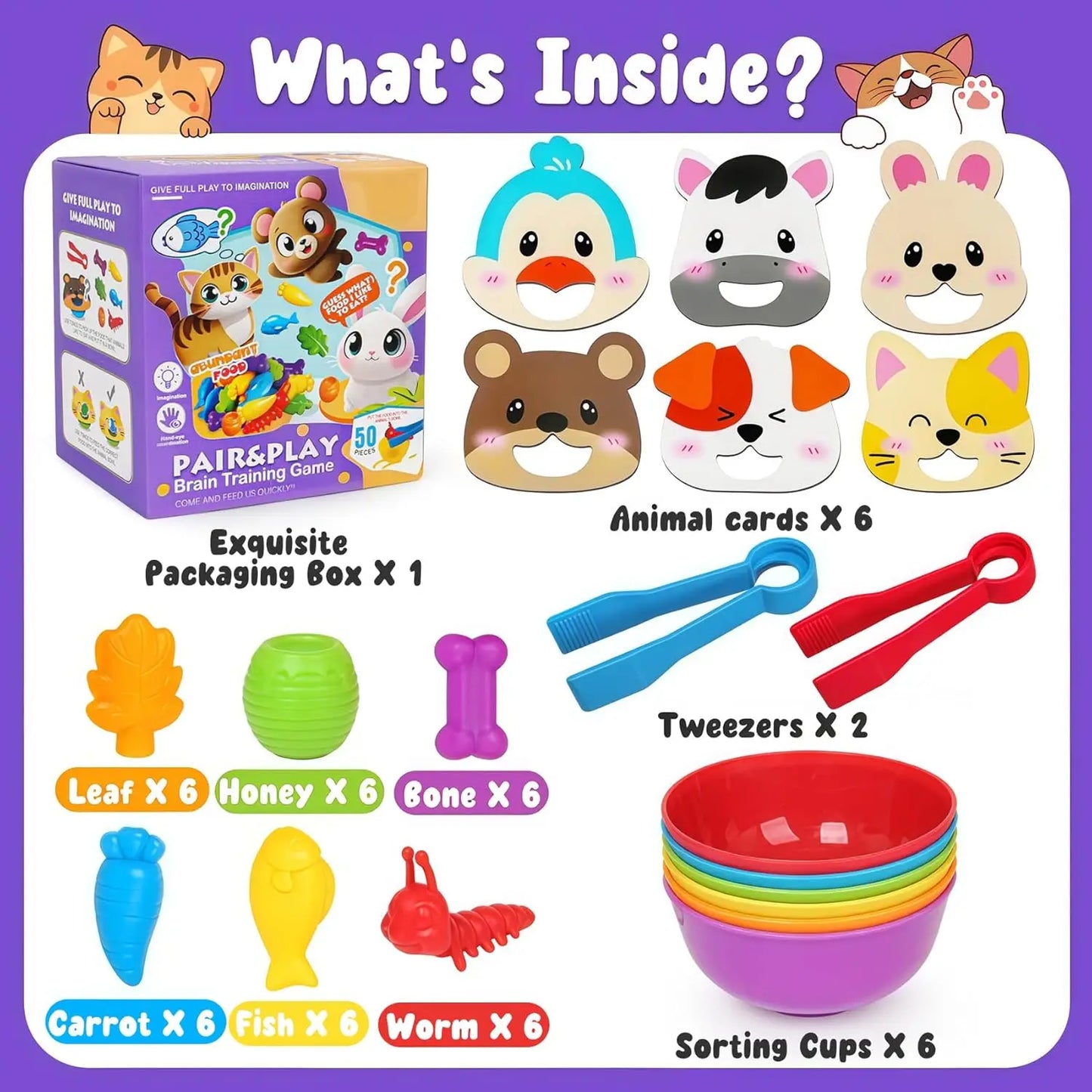 Educational Animal Sorting Toy | Fun Counting & Color Play