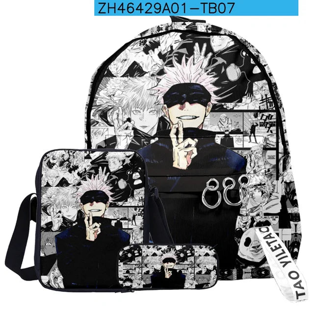 Anime Backpack Set | Stylish Accessories for Students