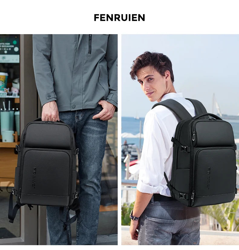 Mochila multicapa para hombre | Versátil para viajes y negocios