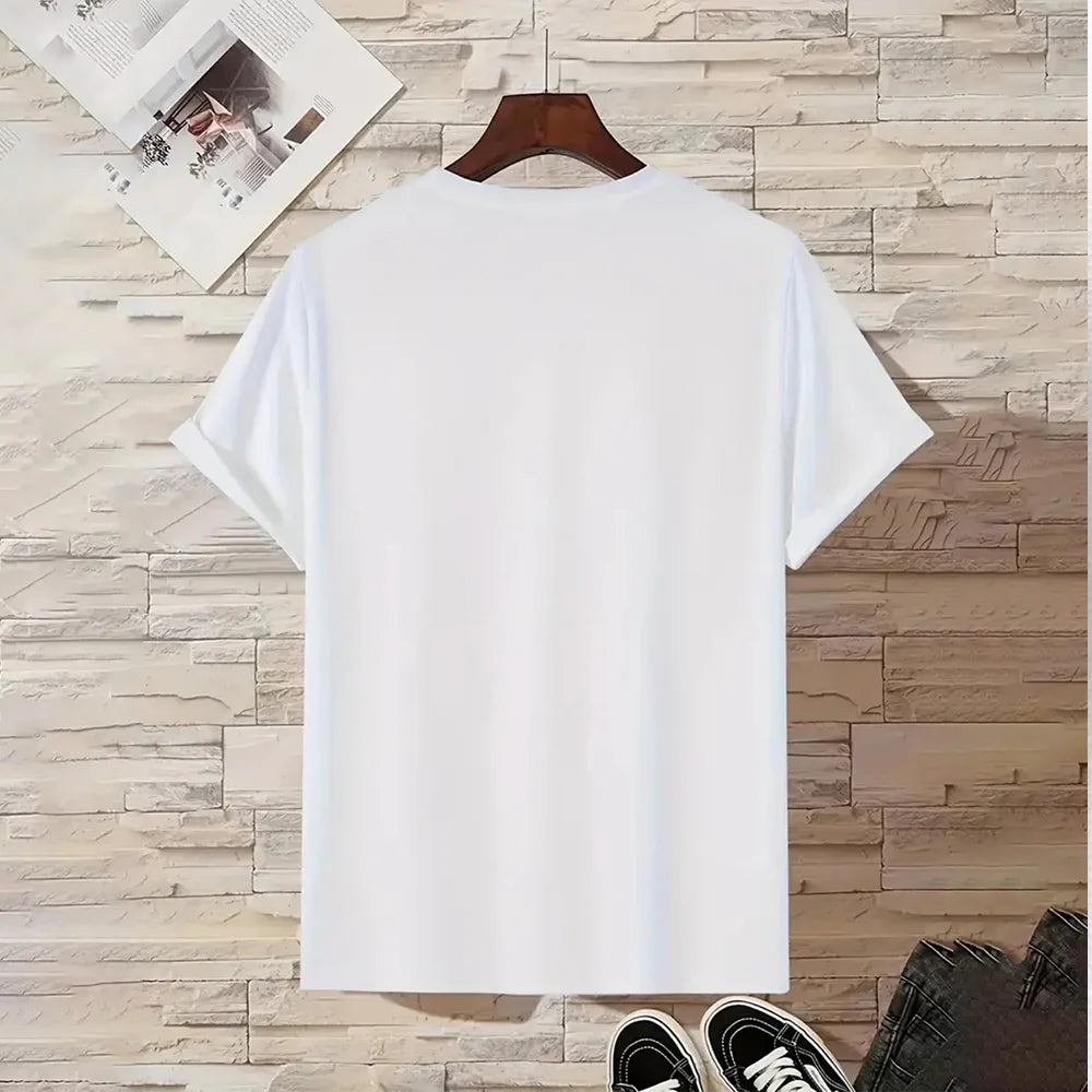 High-Quality Fish Pattern Cotton T-Shirt | Trendy Summer Hip Hop Style