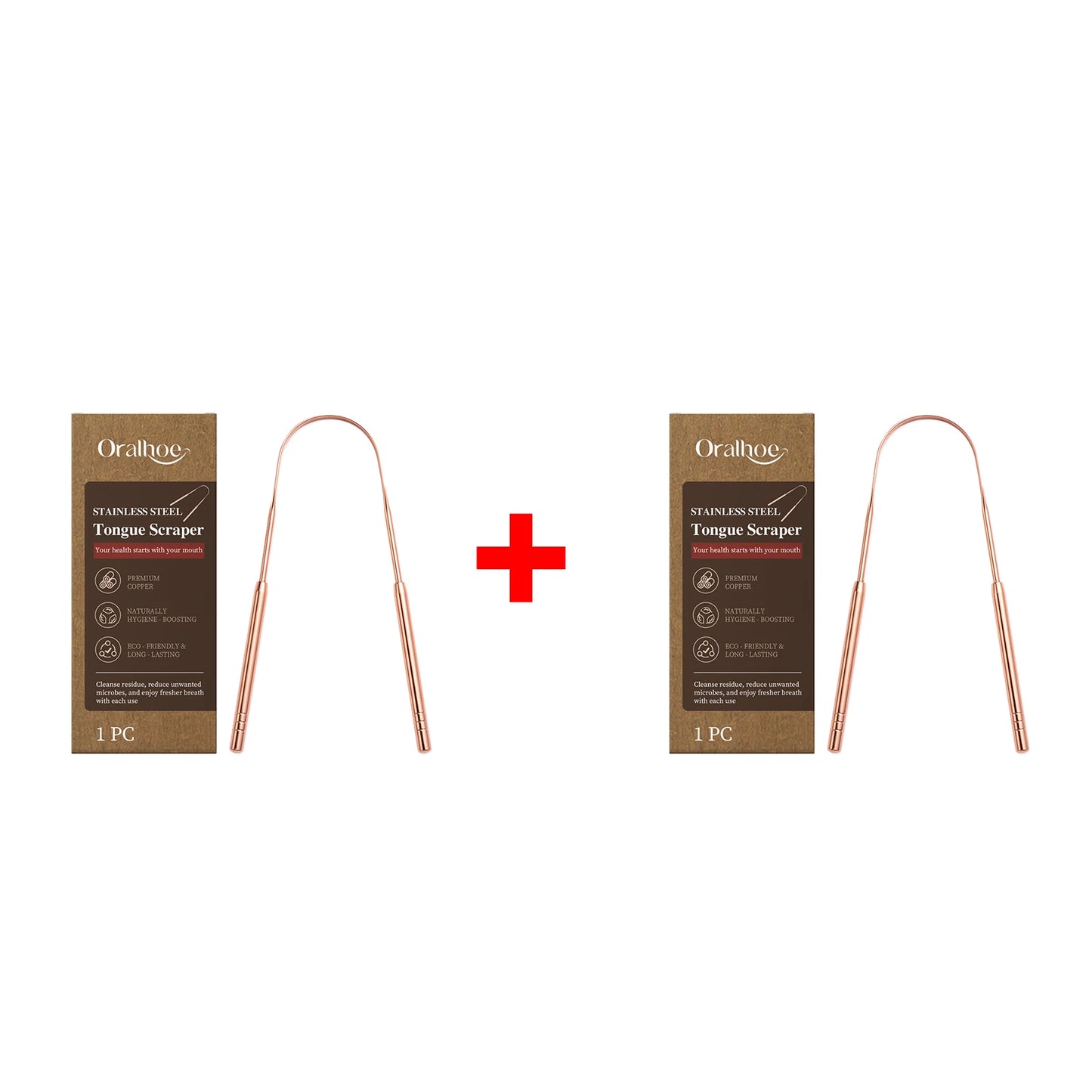 Stainless Steel Tongue Scraper | Freshen Breath & Enhance Oral Care