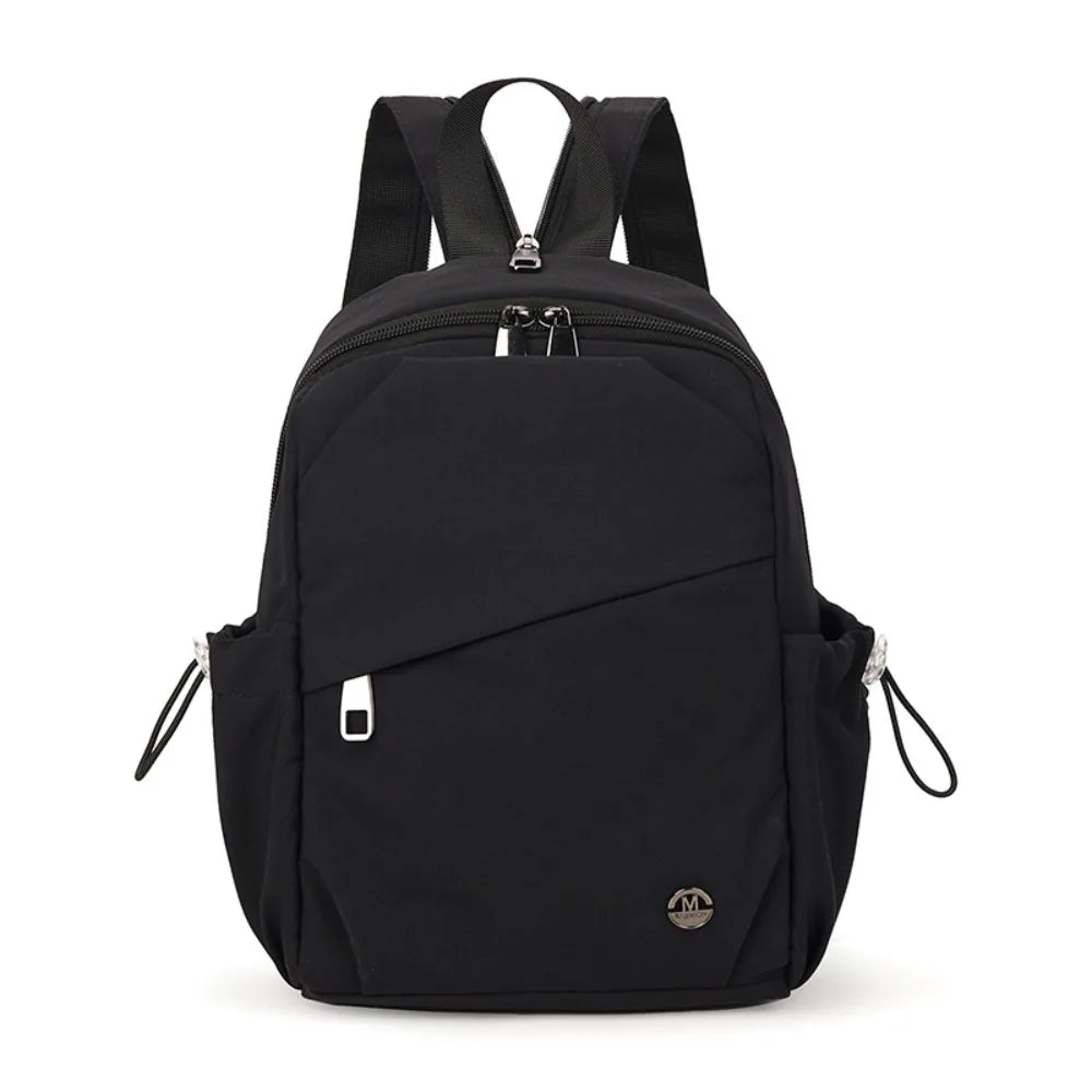 High-Capacity Women's Nylon Backpack | Lightweight Casual Schoolbag