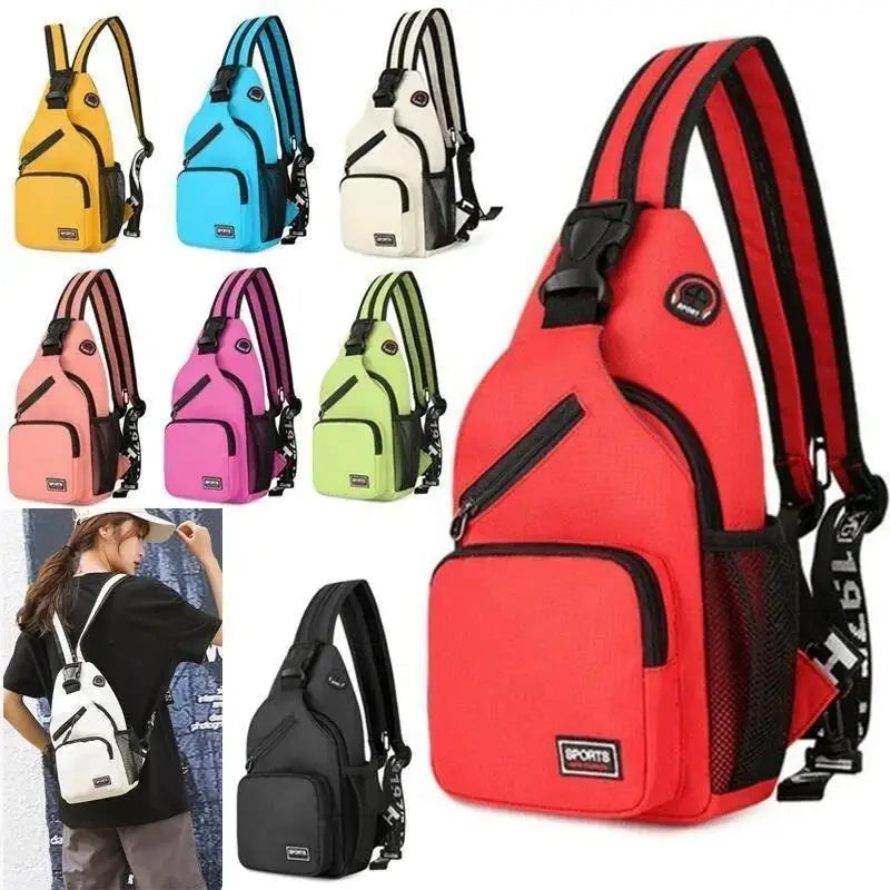 Adjustable Women's Chest Bag | Versatile Small Sports Backpack