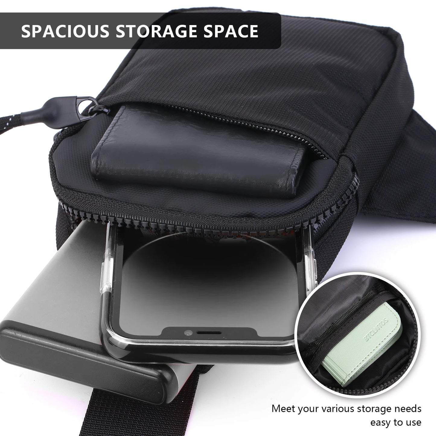 Ultra-Small Men's Sports Chest Bag | Multi-Function Waist Messenger