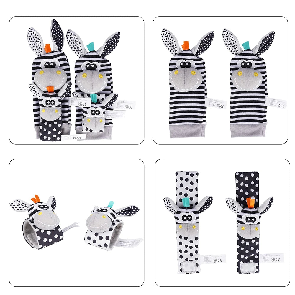 Cute Baby Rattle Socks Set for Infants | Fun and Safe Toys