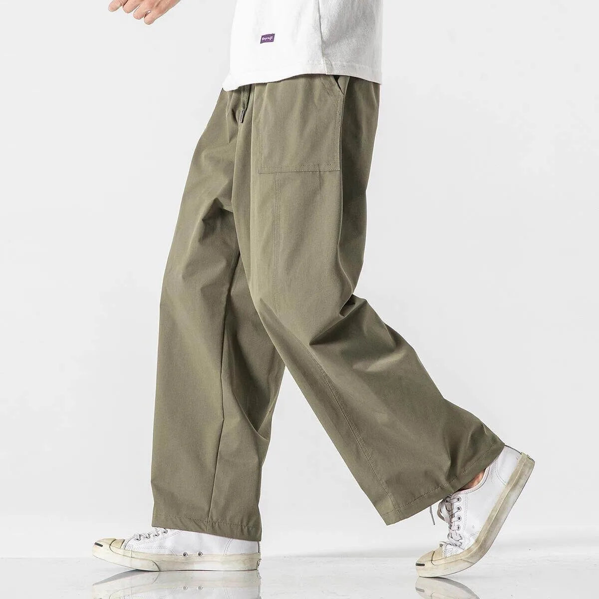 Men's Casual Wide Leg Pants | Lightweight Thin Joggers