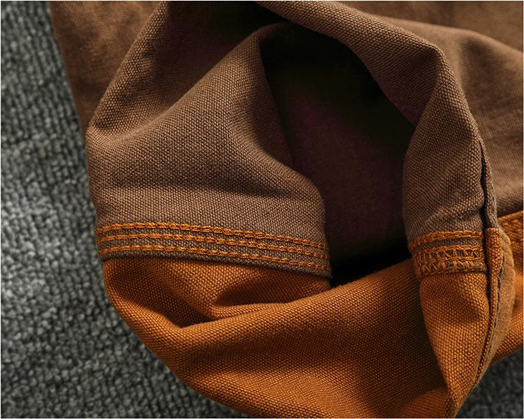 Vintage Cargo Overalls for Men | Stylish Heavy Canvas Pants