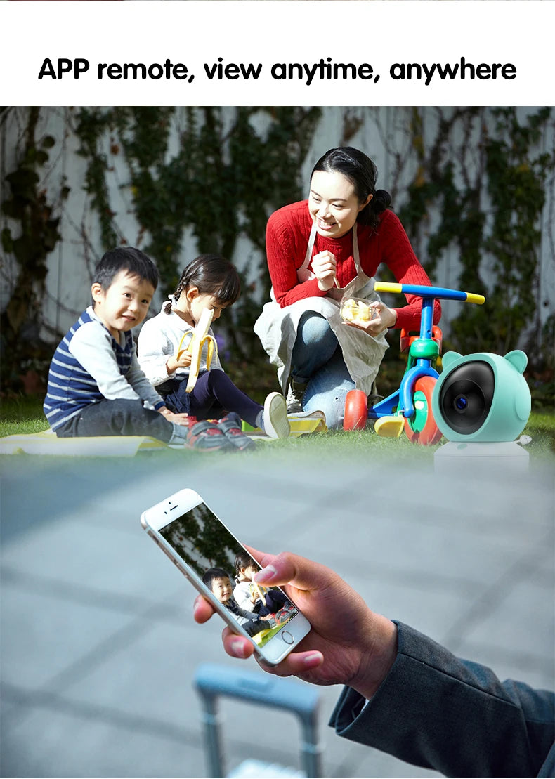 Smart Baby Monitor with 2K Camera & Night Vision for All Parents