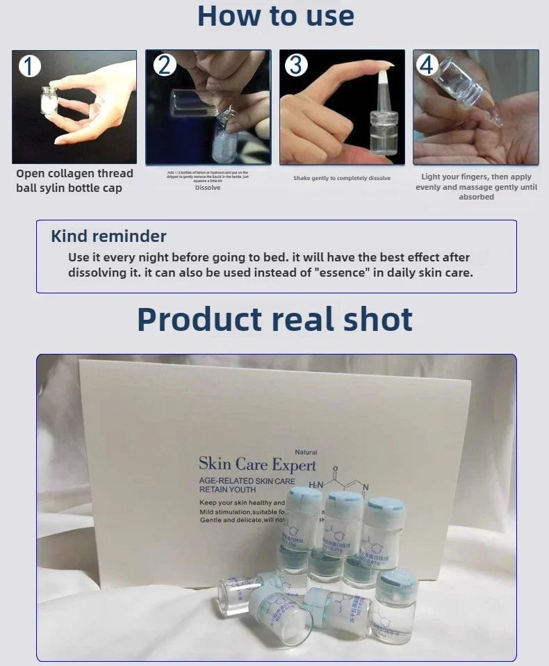 Hydrolyzed Silk Protein Collagen Serum | Intense Hydration & Firming