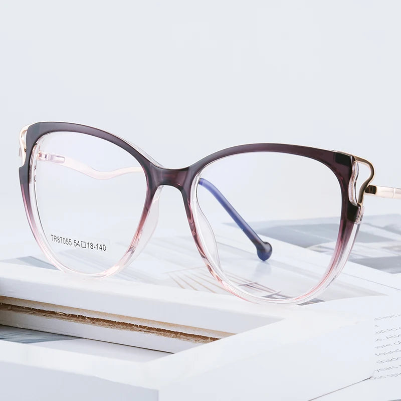 Stylish Handmade Cat Eye Prescription Glasses for Women