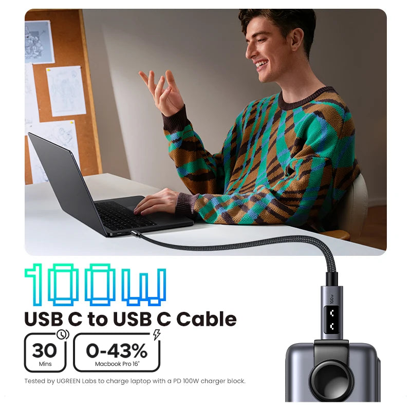 Fast Charge USB C Cable for Efficient Charging & Data Sync