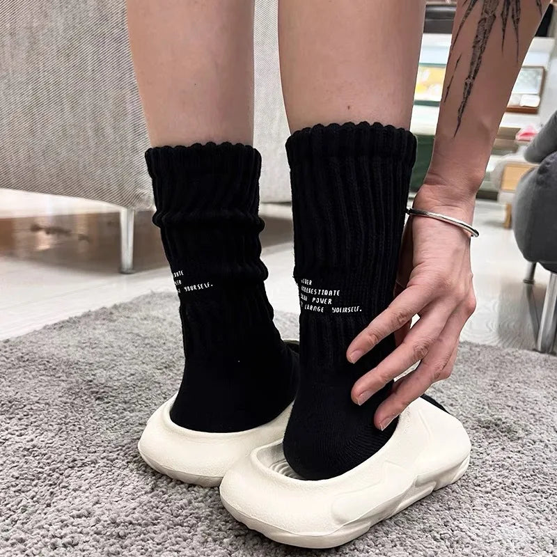 Cozy Vintage Sports Tube Socks for Men | Thickened Comfort Fit