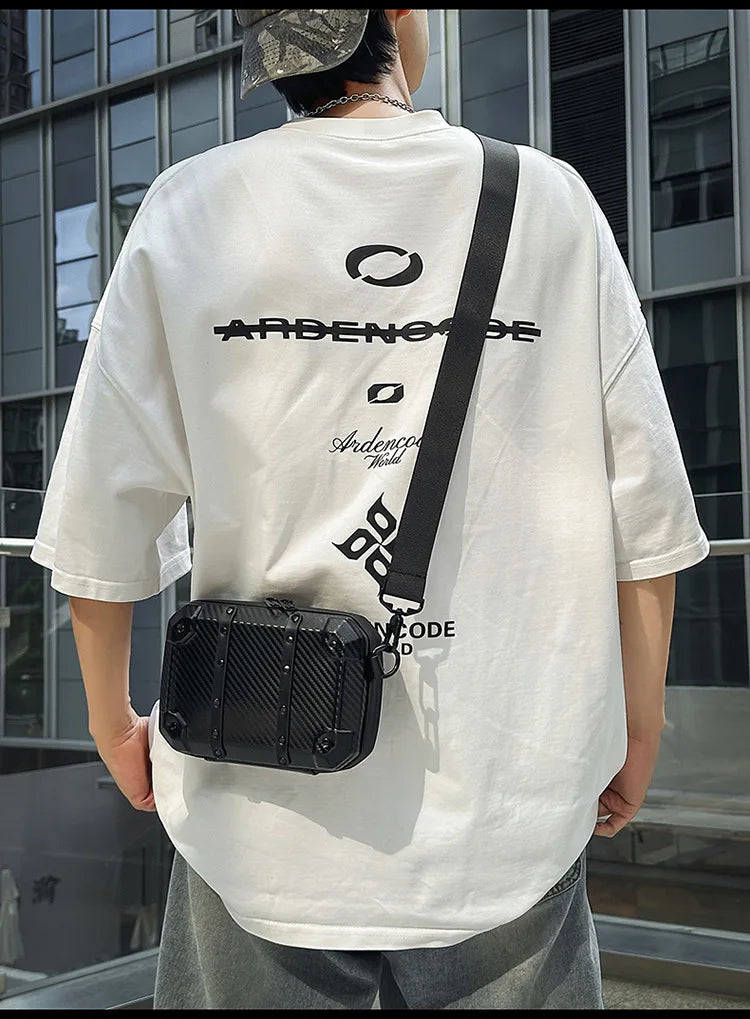 Luxury Mini Messenger Bag for Men | Stylish Pu Leather Crossbody