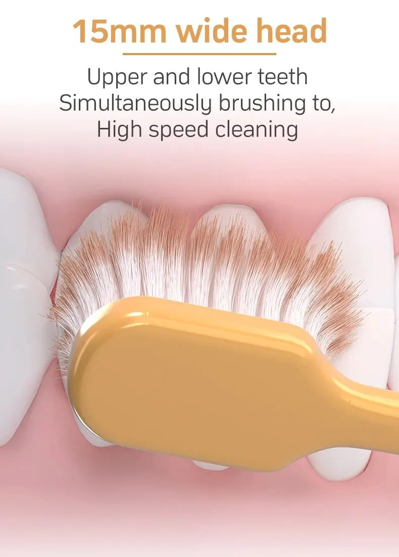 6PCS Soft Bristled Toothbrush Set | Gentle Gum Care & Whitening
