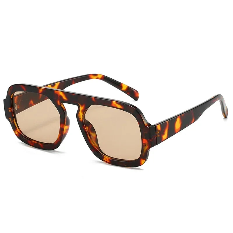 Retro Square Sunglasses for Men and Women | UV400 Protection Shades