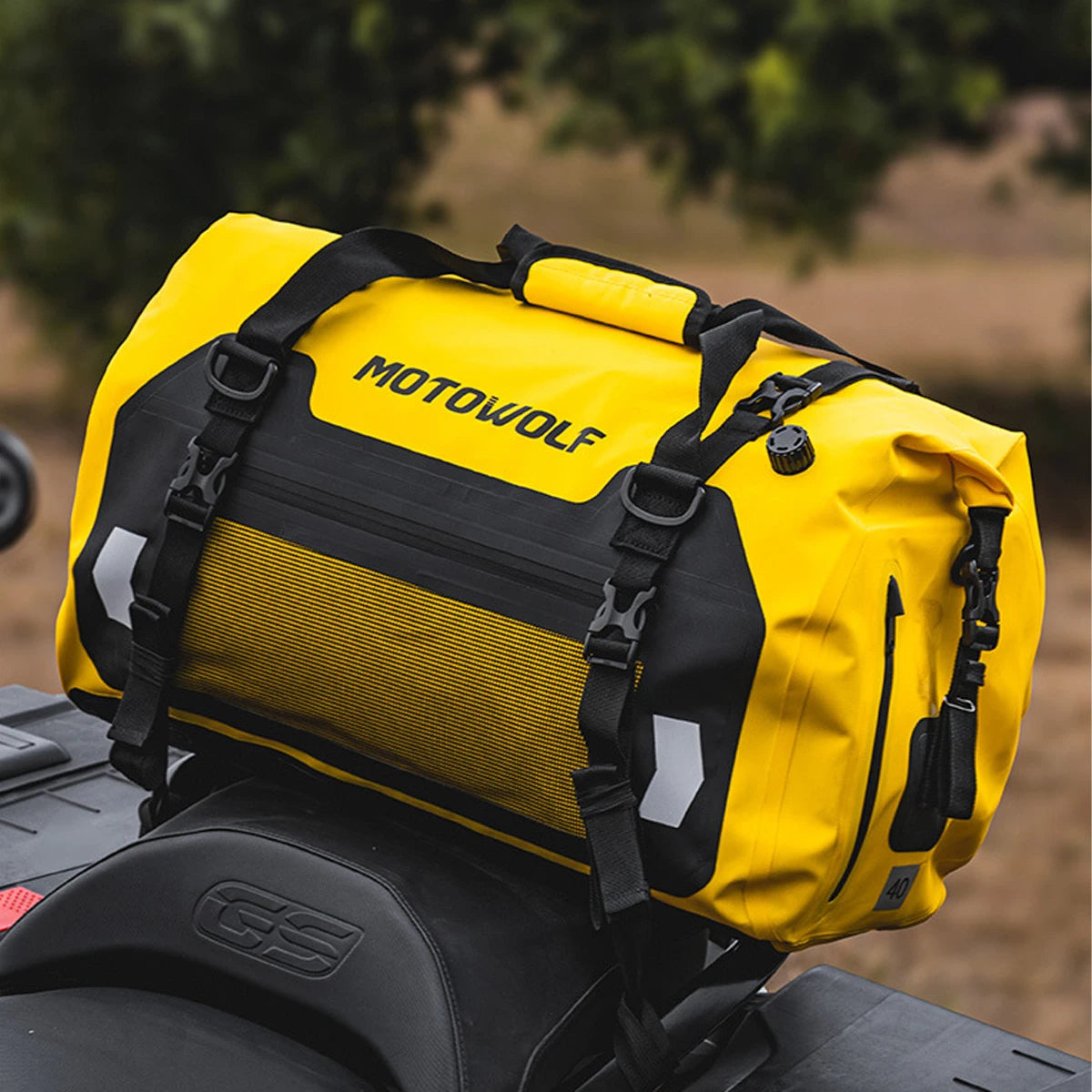 Waterproof Motorcycle Rear Seat Bag | Versatile Travel Duffel Bag