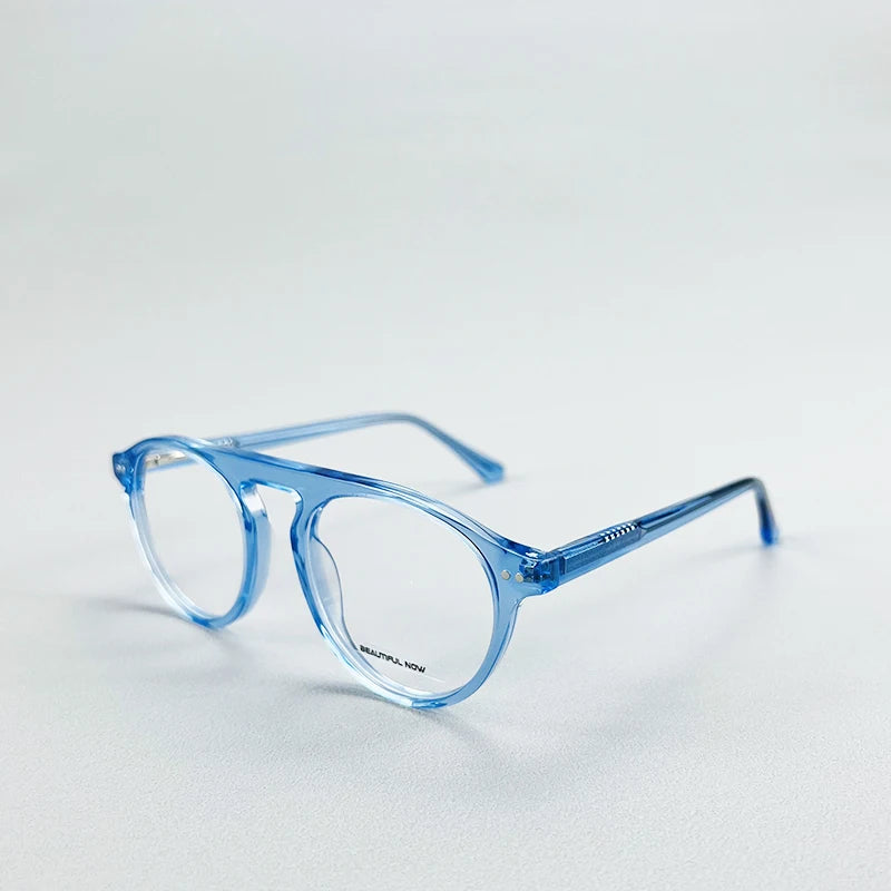 Unisex Rectangle Eyeglass Frames with UV Protection | Stylish and Versatile