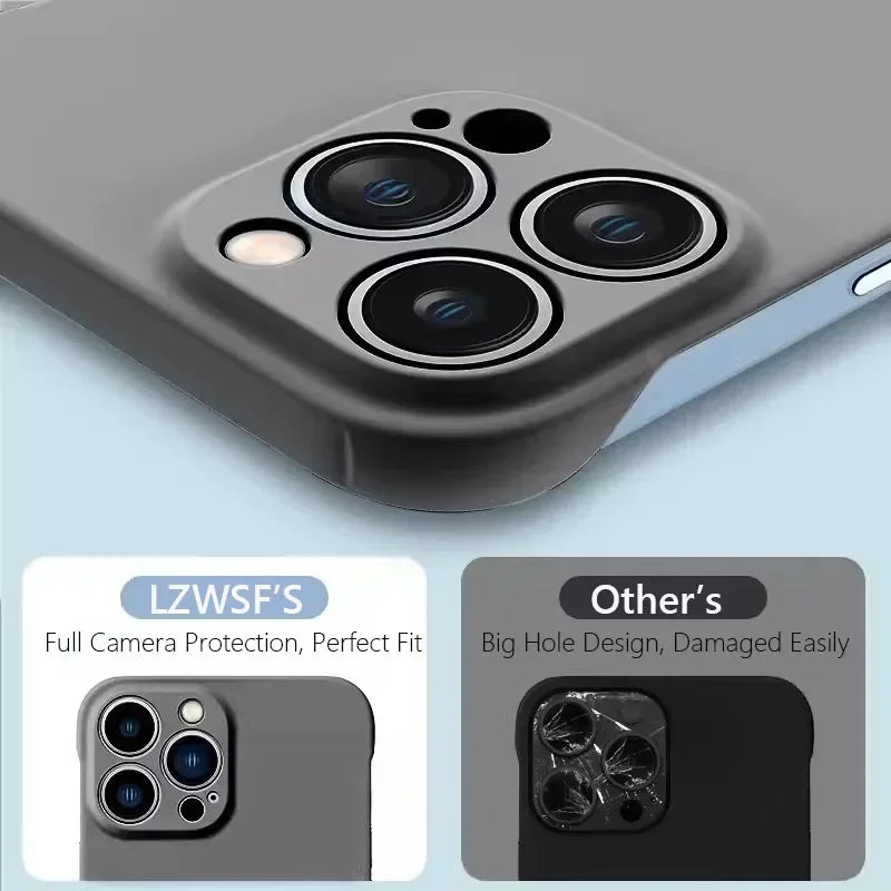 Slim Matte Hard Back Cover Case for iPhone | Shockproof & Stylish