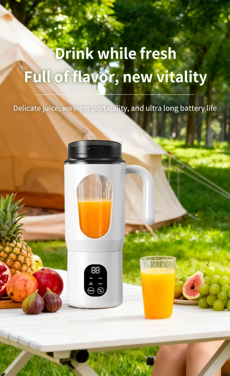 Portable Juice Maker Blender | 580ML Juicer for Smoothies & Shakes
