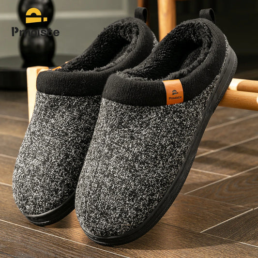 Comfortable Men's Memory Foam Slippers | Soft Non-Slip Indoor Shoes