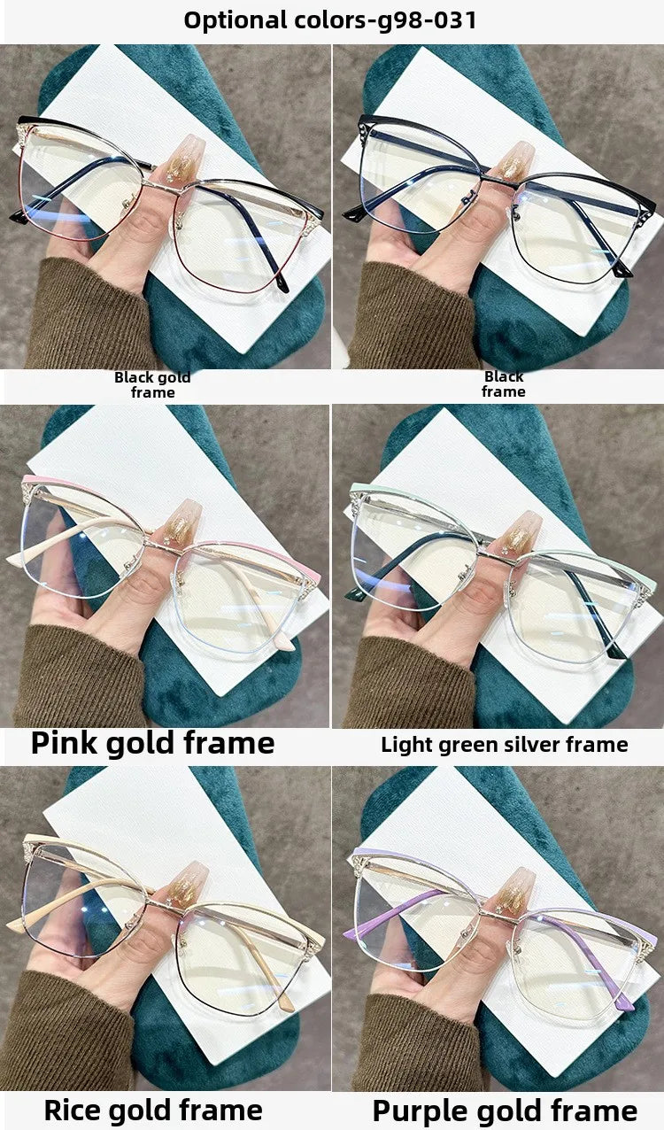 Fashionable Cat Eye Blue Light Blocking Reading Glasses for Women