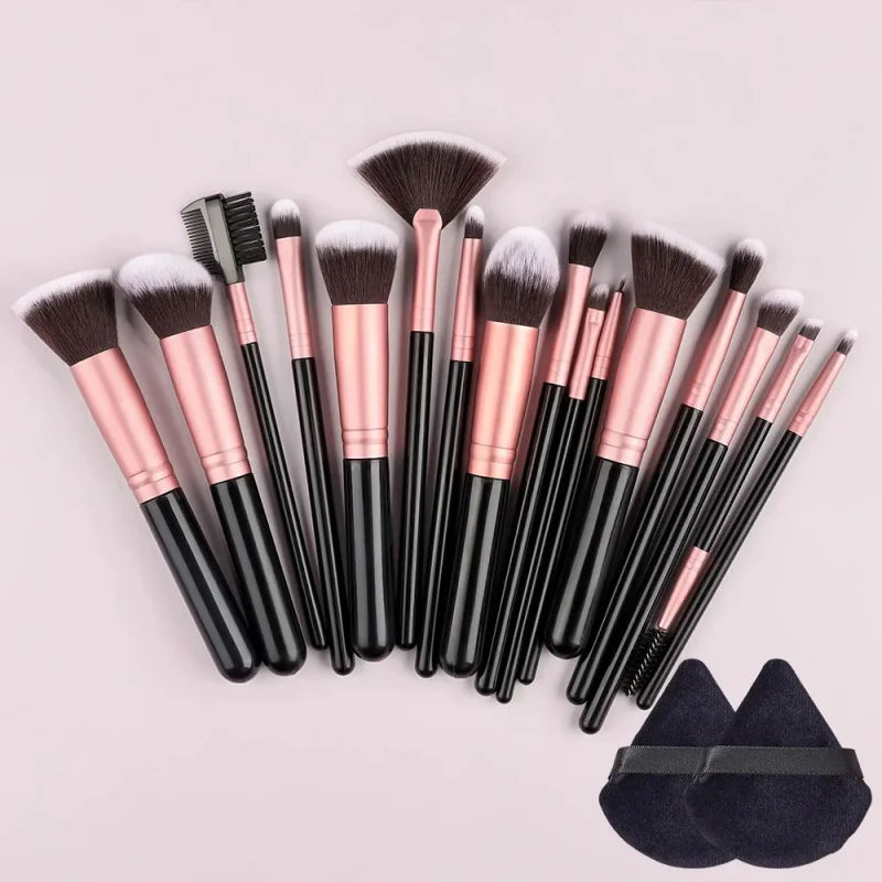 16PCS Soft Fluffy Makeup Brushes Set for Perfect Application