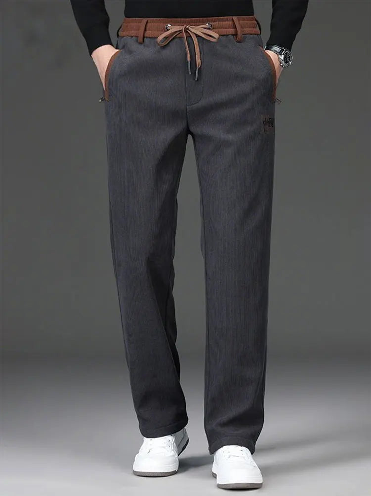 Thick Fleece Winter Chinos for Men | Casual Yet Stylish Pants