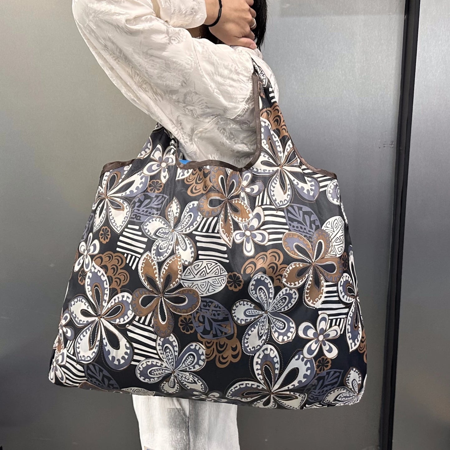 Bolso de Hombro de Gran Capacidad | Bandolera Ligera y Plegable