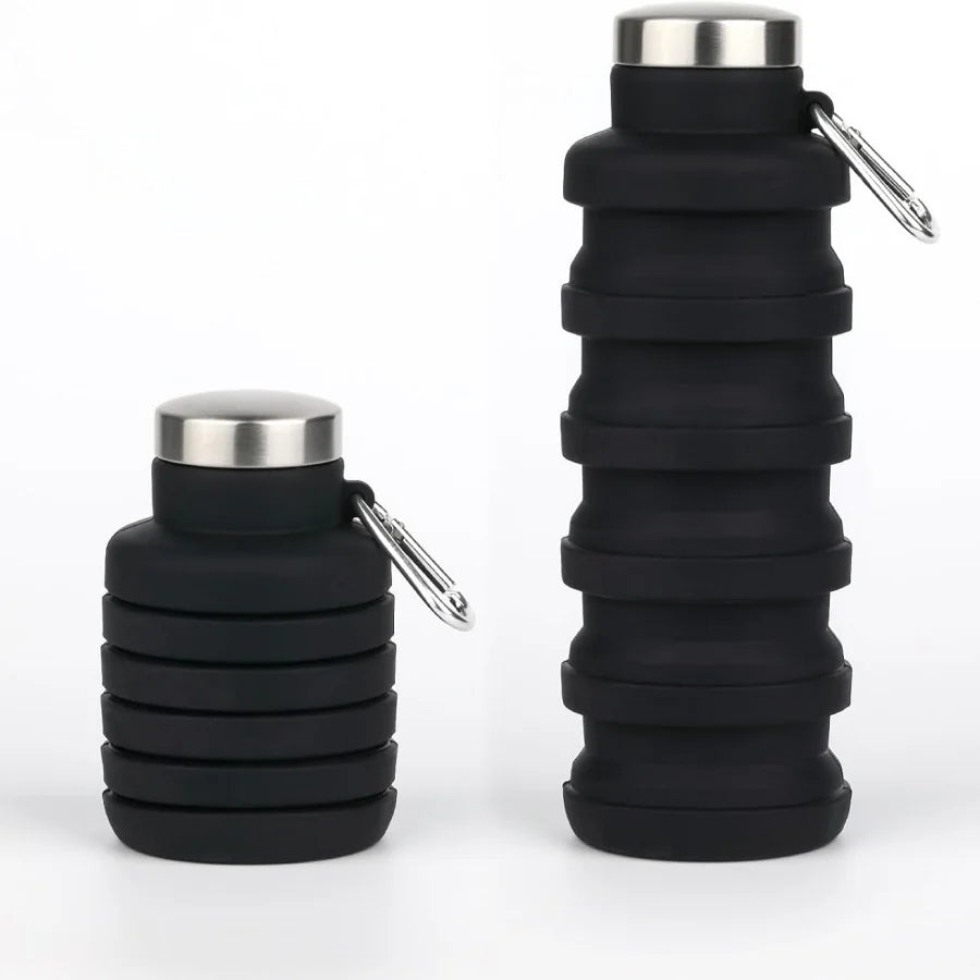 Portable Silicone Collapsible Water Bottle | Leak-Proof Design