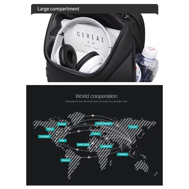 Multifunctional Waterproof Business Backpack | Perfect for Work & School