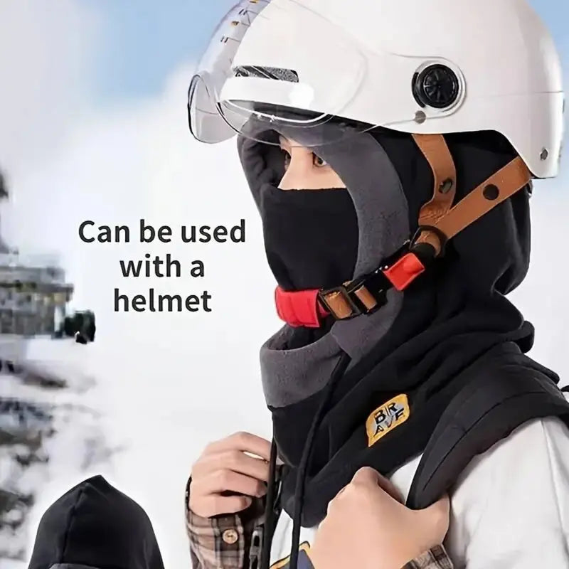 3-in-1 Winter Warm Hat with Mask & Neck Warmer for Men & Women