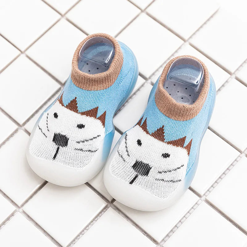 Kids Sock Shoes | Breathable Non-Slip Animal Print Toddler Shoes