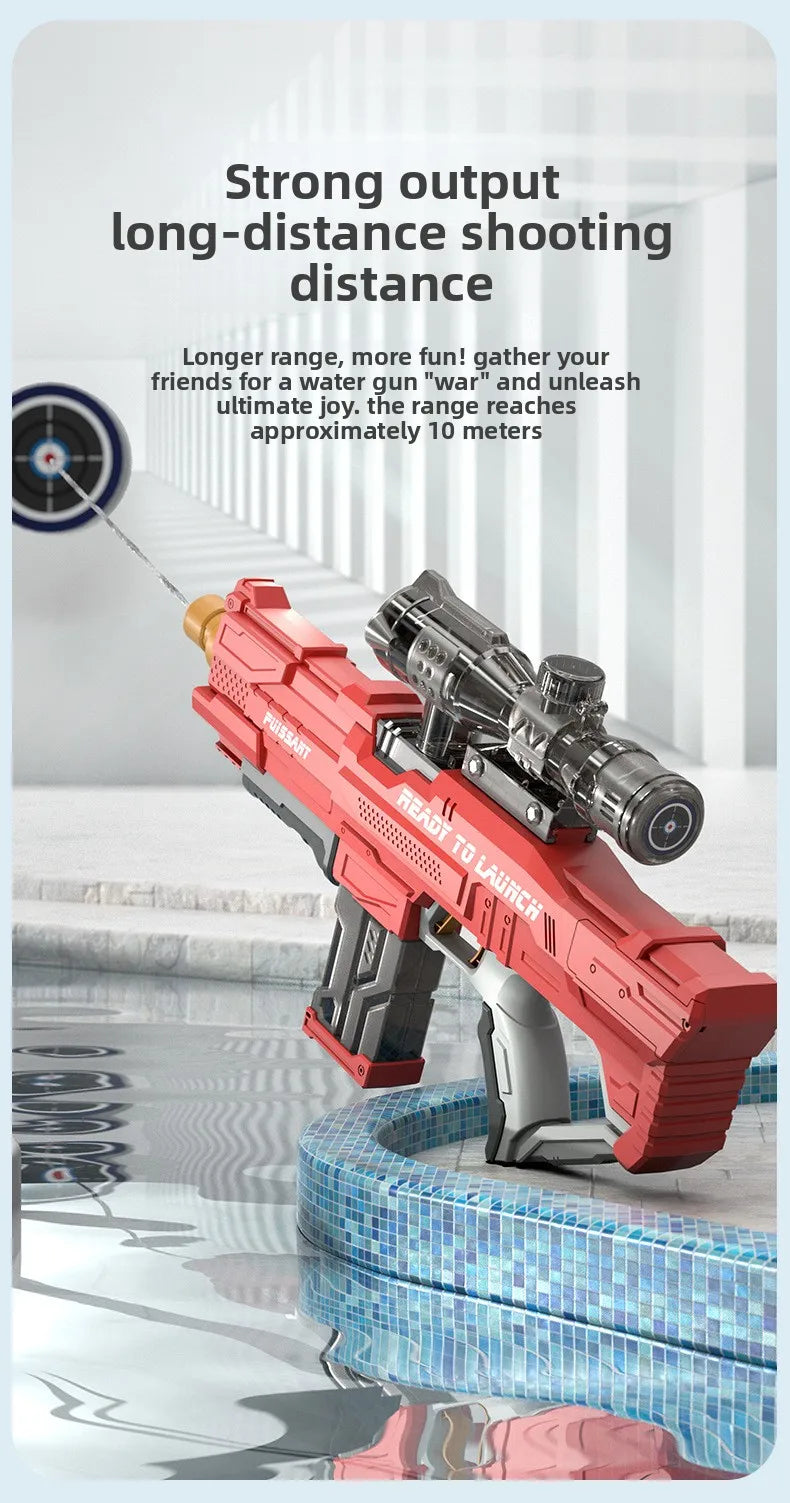 Electric High-Pressure Water Gun | Fun Water Play for All Ages